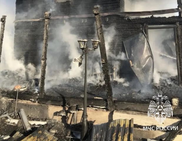 Женщина погибла на пожаре в садоводстве в Усольском районе