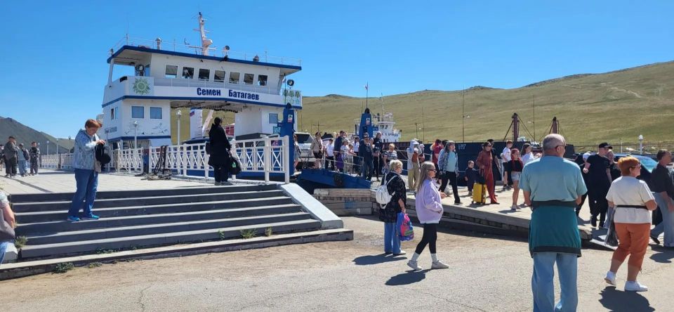 Пожар не повлиял на работу переправы МРС-Ольхон