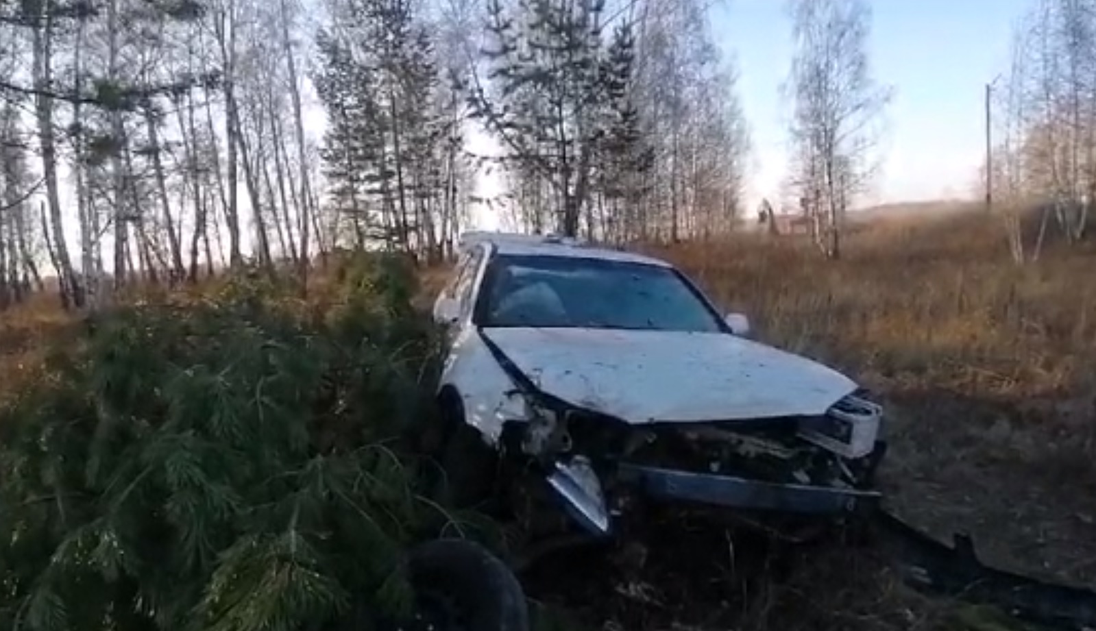 Пассажирка пострадала в ДТП с опрокинувшимся авто на подъезде к Черемхово