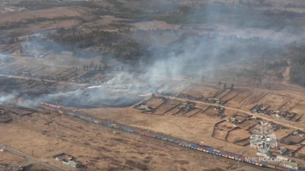 Пожар чуть не уничтожил целое село в Забайкалье
