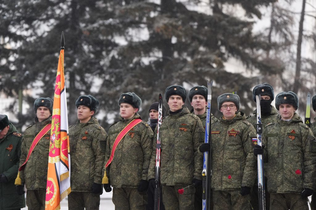 Торжественный митинг, посвященный памяти Афанасия Белобородова, прошел в Иркутске