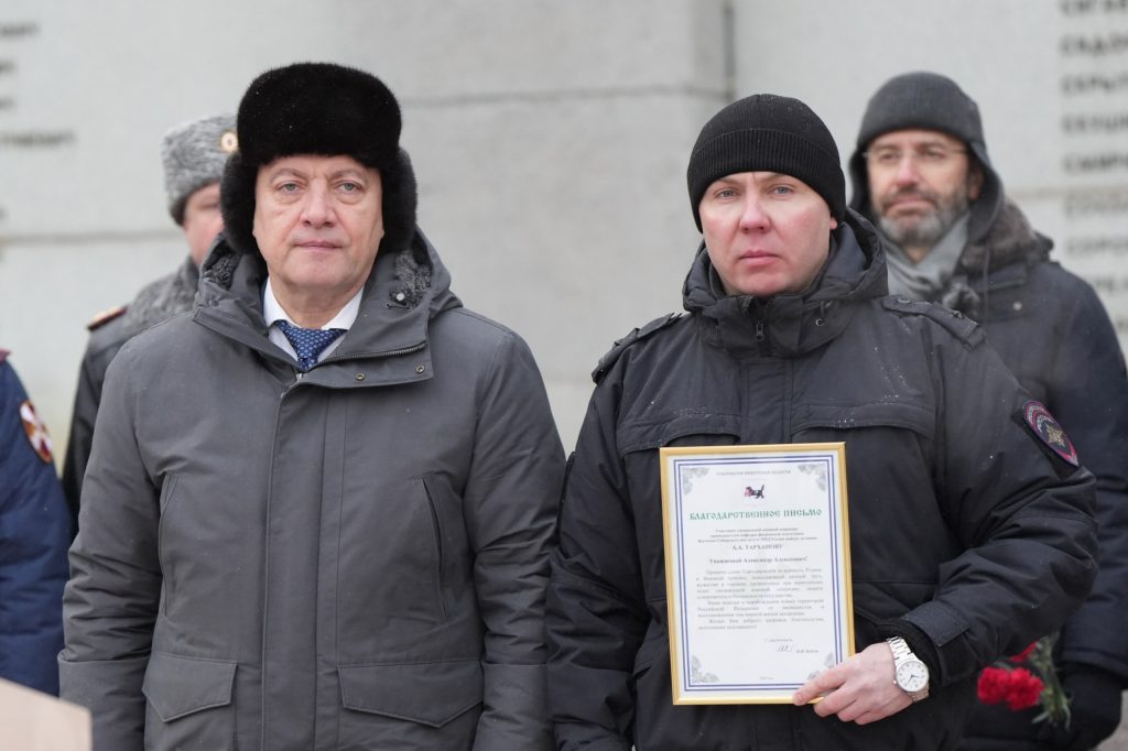 Торжественный митинг, посвященный памяти Афанасия Белобородова, прошел в Иркутске