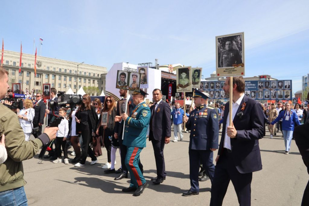 Депутаты Заксобрания Приангарья принимают участие в праздновании 80-летия Великой Победы