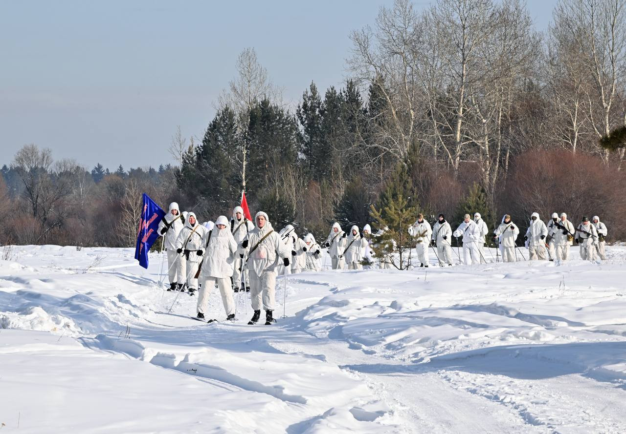 Ледовый переход и реконструкцию боя провели в память о Белобородове в Иркутске
