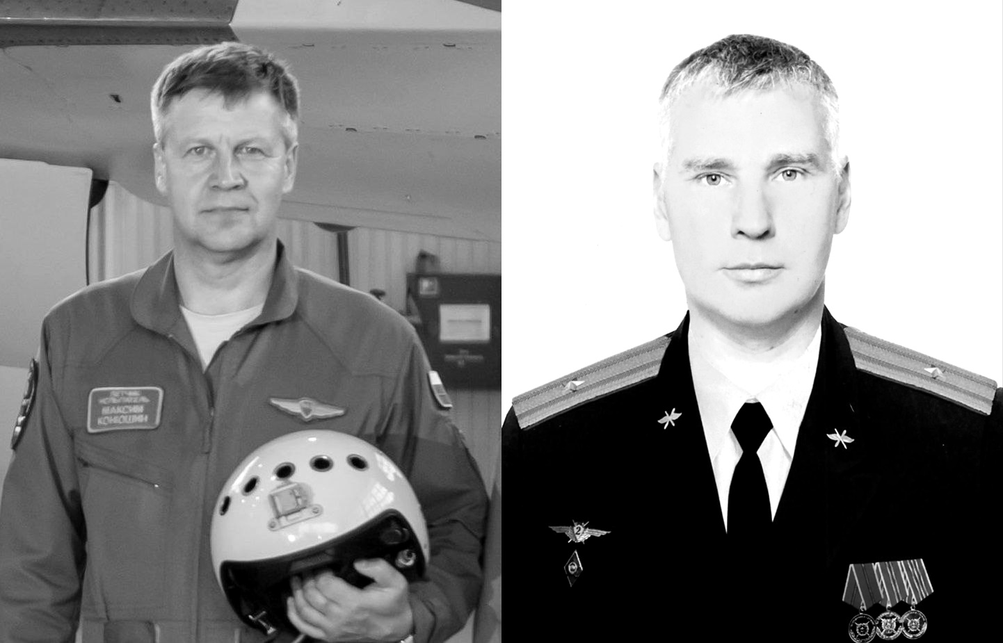Пилоты Максим Конюшин и Виктор Крюков погибли в крушении СУ-30 в Иркутске