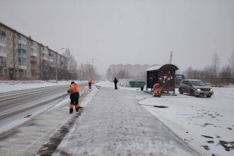 После ночного снегопада все дорожные службы Иркутска работают в усиленном режиме