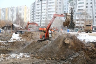 Постройка школы на Багратиона в Иркутске идет с отставанием от графика