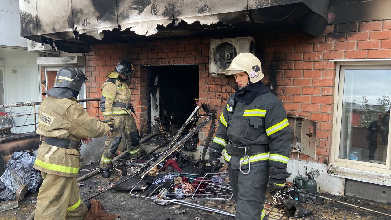 Пожар произошел в 16-этажном доме на улице Советской в Иркутске 22 сентября