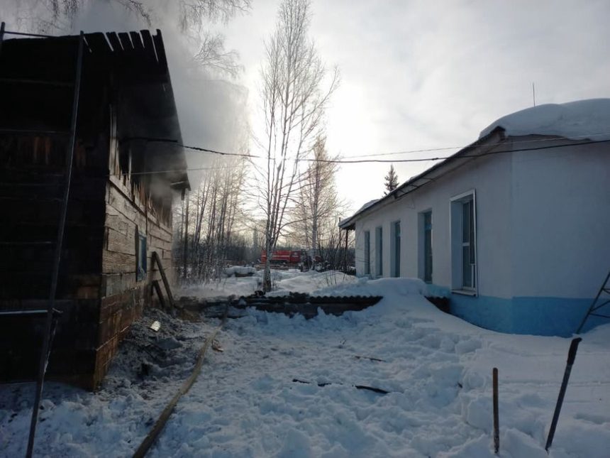 Пожар произошел в бойлерной детского сада в поселке Окунайский на севере Приангарья