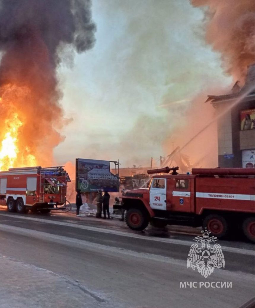 Пожар в торговом центре в Чуне произошел из-за аварийного режима работы электросети