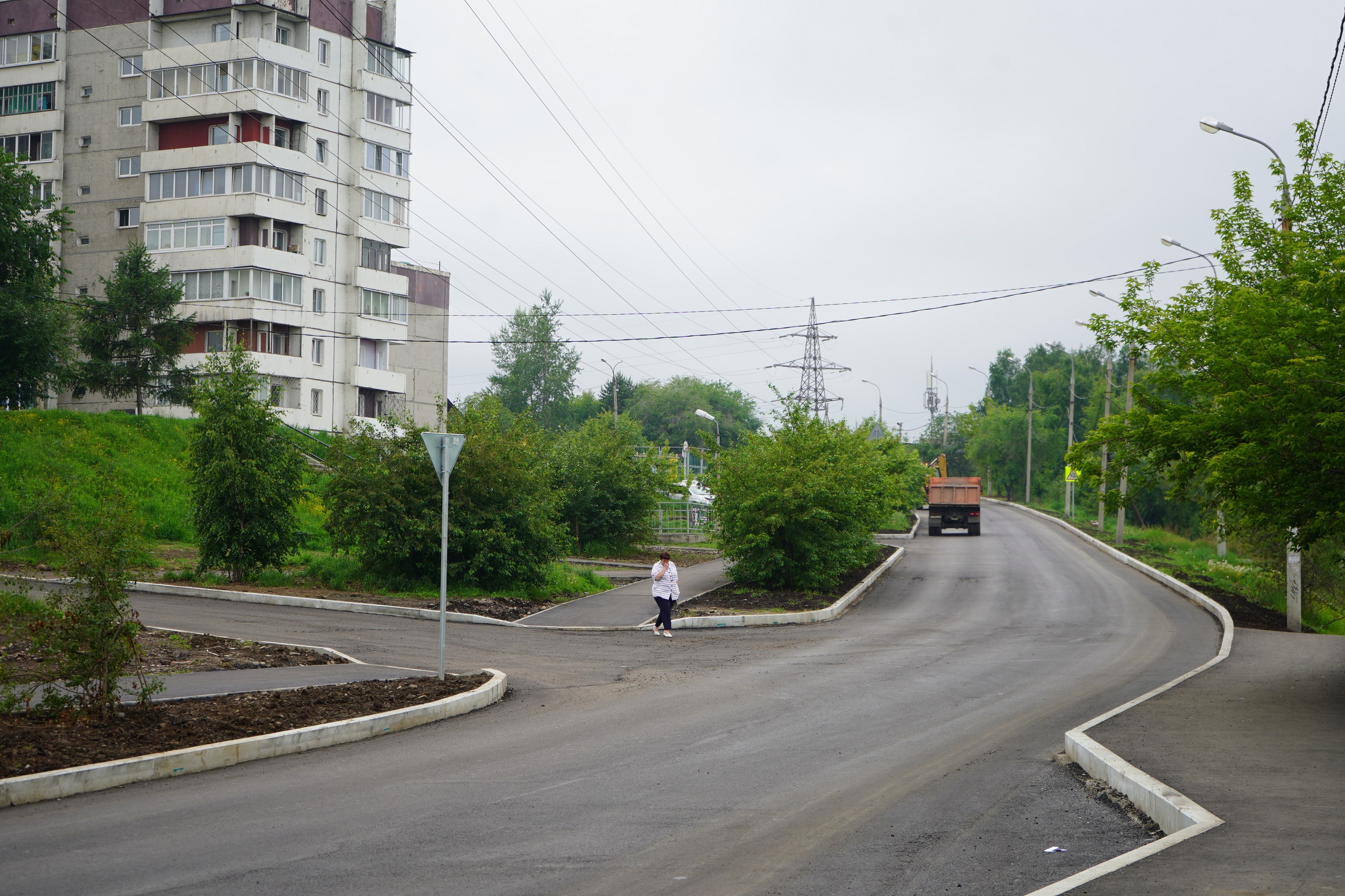 Ремонт окружной дороги микрорайона Университетский в Иркутске выполнен на 65%