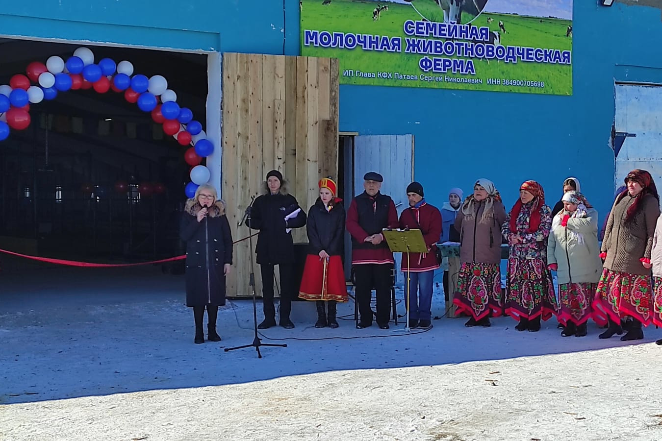 Семейную молочную животноводческую ферму открыли в Боханском районе