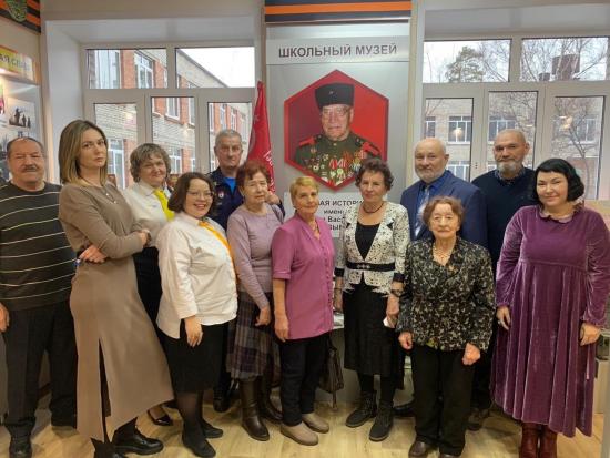 Школьный музей памяти участника ВОВ открыли в Ангарске