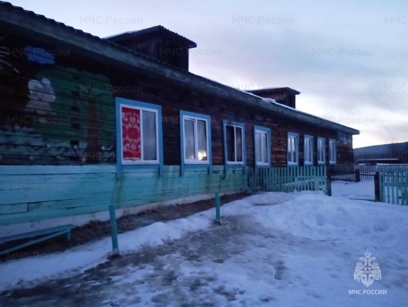 Школу-сад спасли от пожара в Боханском районе