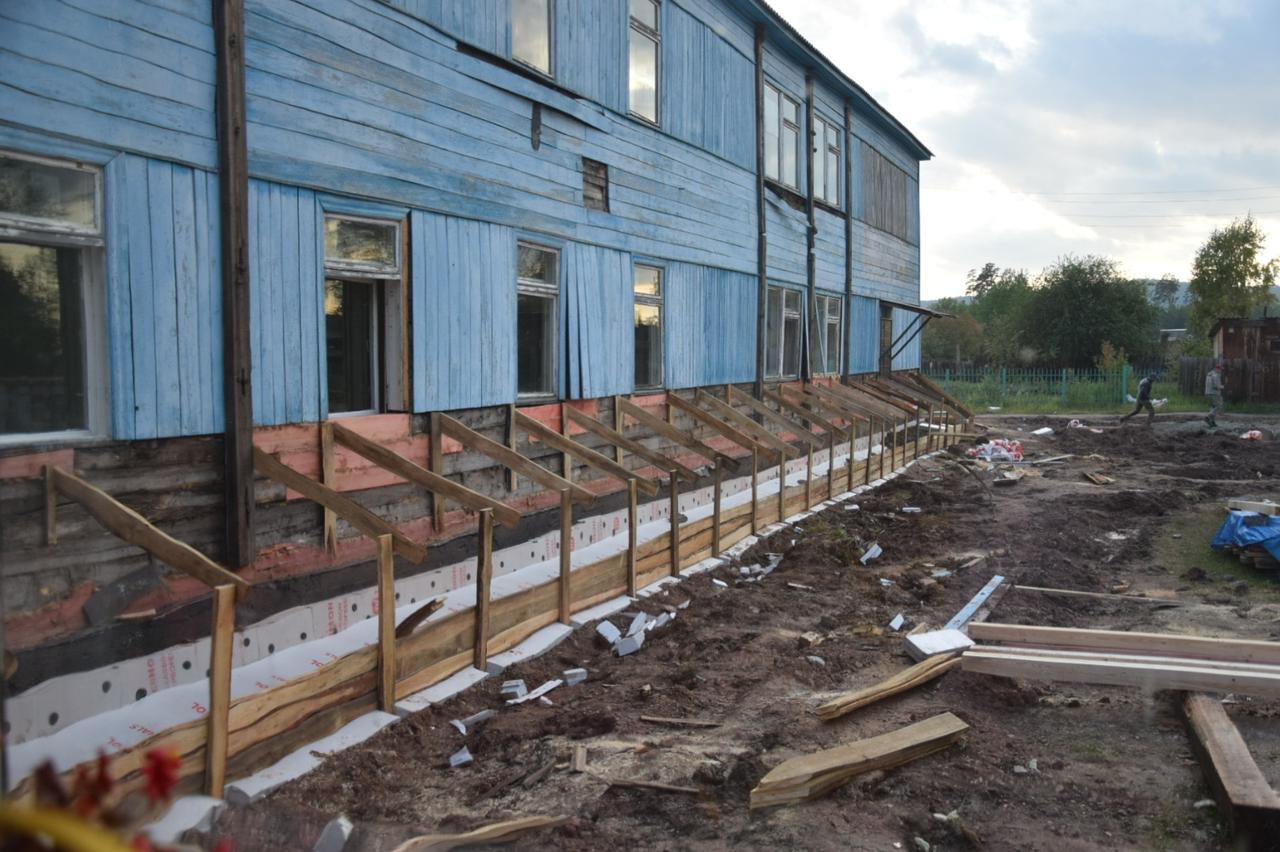 Школу в поселке Сухой в Братске откроют после ремонта в ноябре