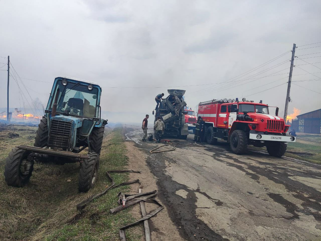 Ситуация с пожарами в Приангарье. Главное на обед 8 мая