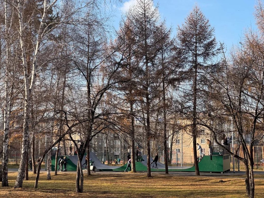 Иркутск пополняется спортивными площадками. Фото