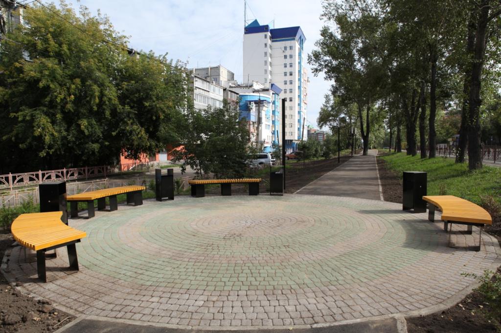 Сквер у бассейна “Изумруд” в Иркутске благоустроят к 1 сентября
