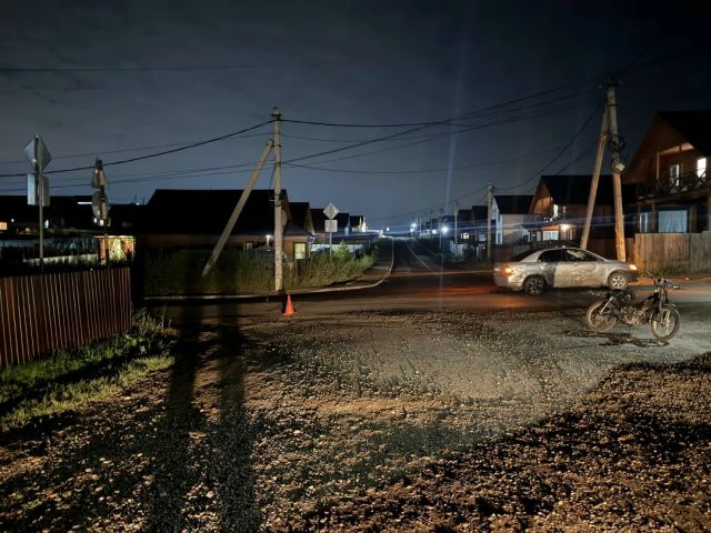 15-летний подросток на мопеде столкнулся с тойотой в Грановщине