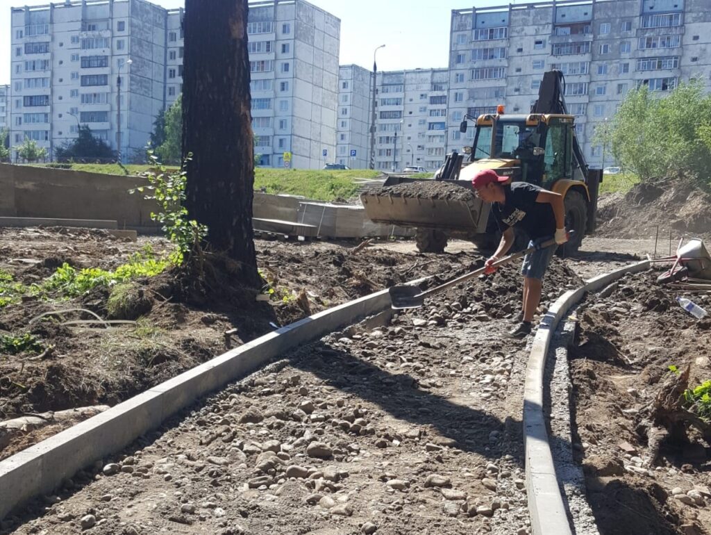 Тренажеры и игровые комплексы установят в лесопарковой зоне микрорайона Зеленый в Иркутске