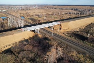 Участок трассы "Сибирь" в обход села Тулюшка в Приангарье сдадут в этом году