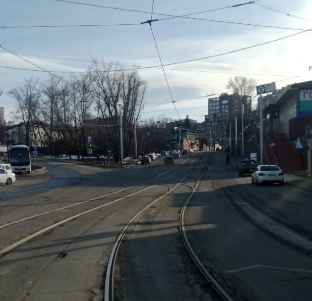 Участок улицы Терешковой в Иркутске отремонтируют с заменой трамвайных путей