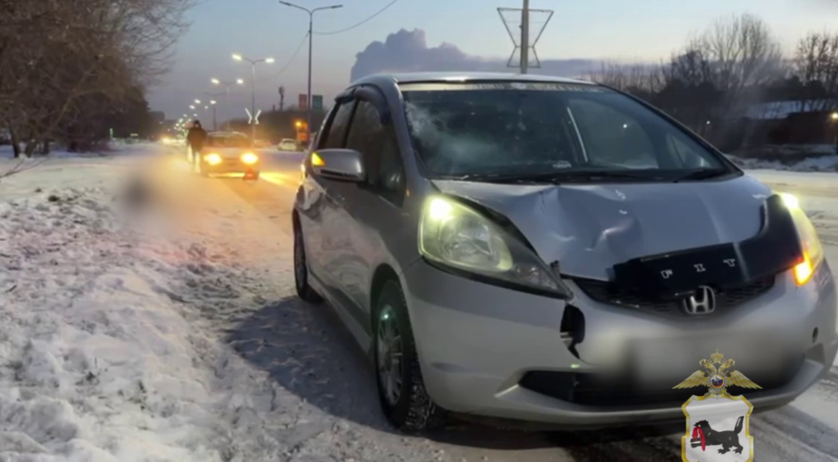 В Ангарске автоледи насмерть сбила пешехода, который переходил дорогу в неположенном месте