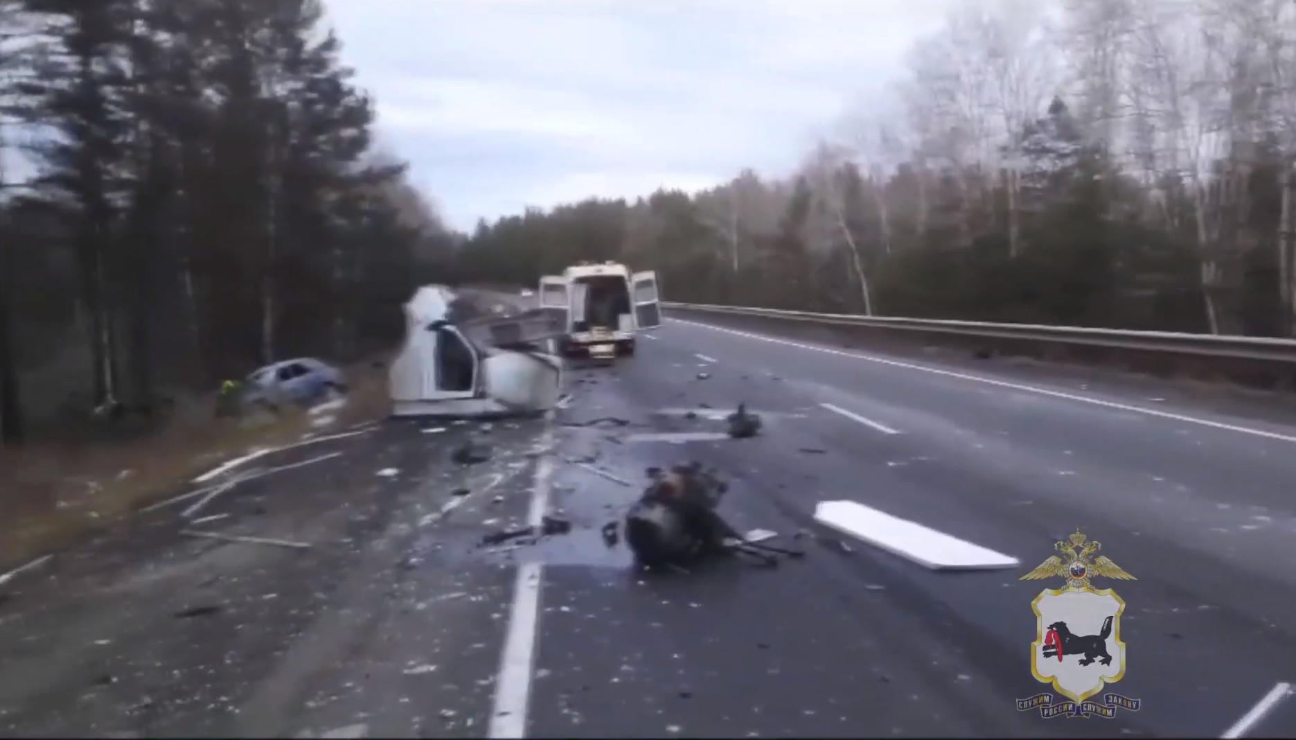 В автокатастрофе на трассе Р-255 «Сибирь» в Приангарье погибли три человека