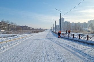 В Иркутске открыли обновленный участок улицы Баумана