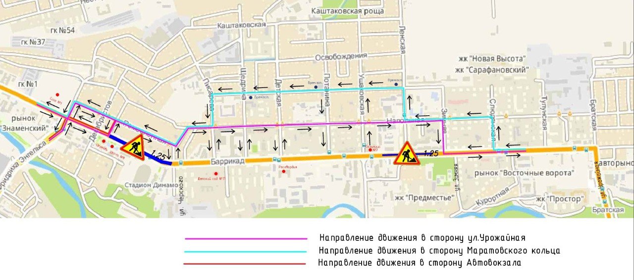 V Irkutske Prodolzhayut Stroit Teplovoy Luch Na Odnom Iz Uchastkov Ulitsy Barrikad Zakroyut Proezd S 1 Fevralya
