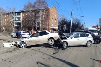 В Иркутске за две недели в аварии попали трое детей