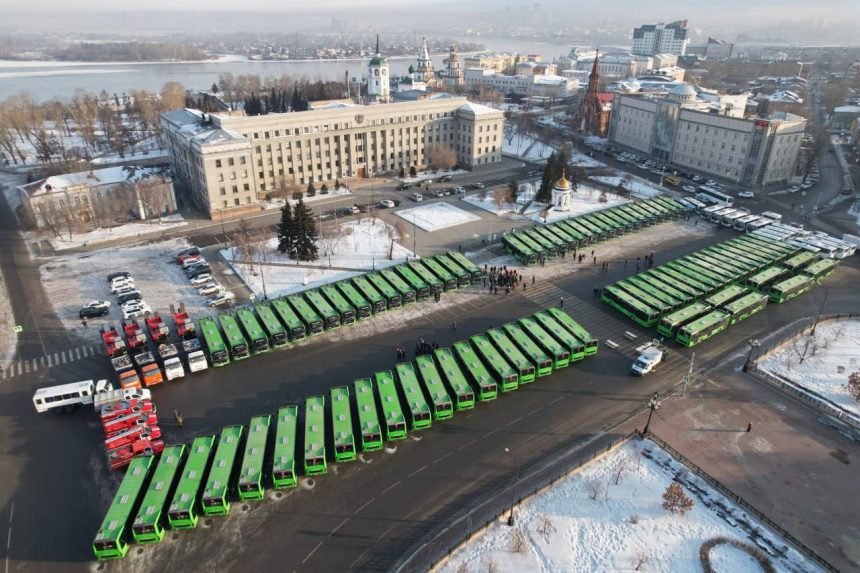 В Иркутске запустили на линию 81 новый автобус