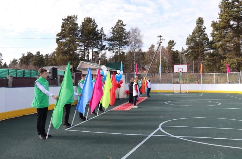 В Иркутском районе открываются спортивные площадки