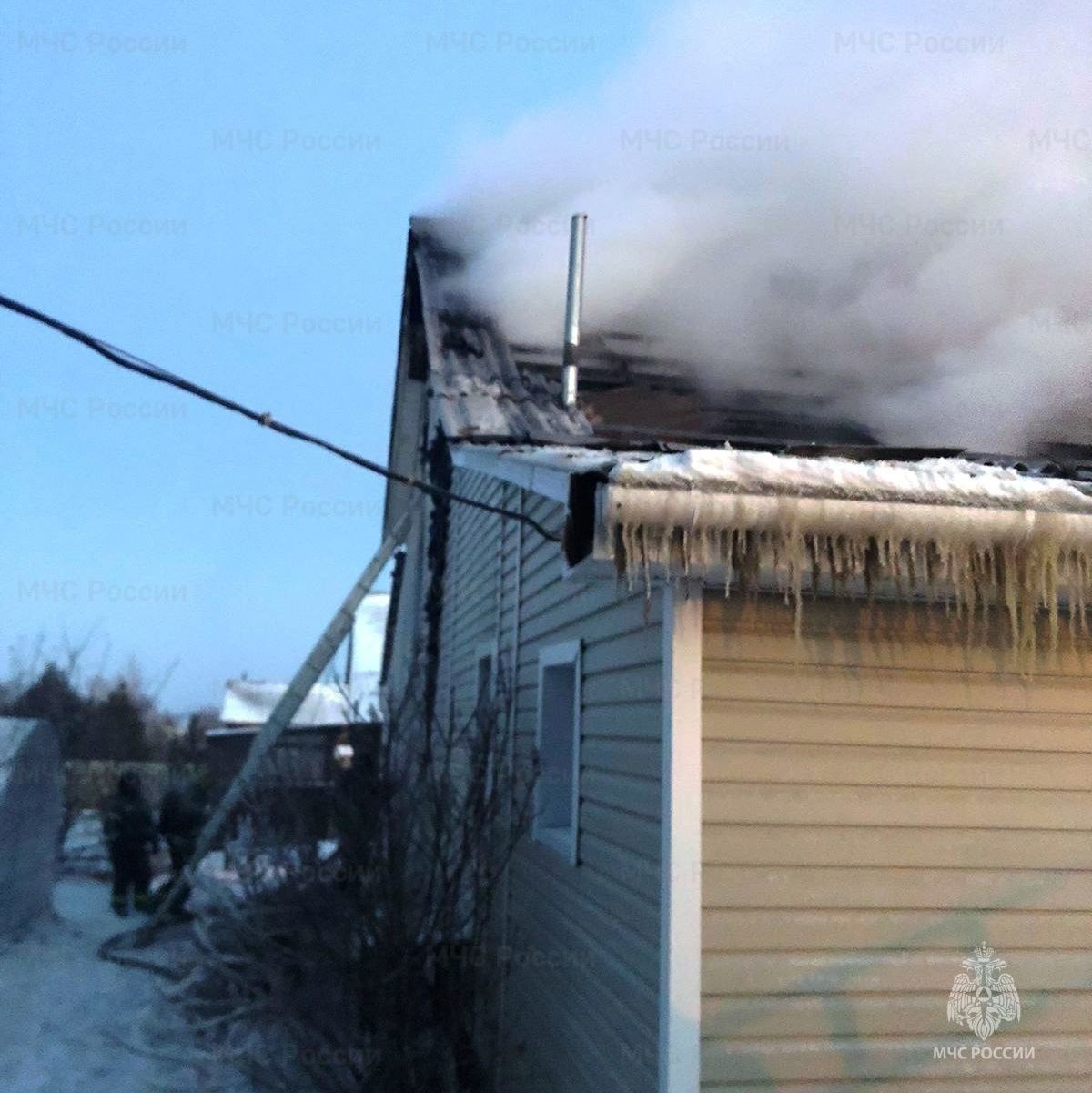 В Иркутском районе при пожаре погиб мужчина