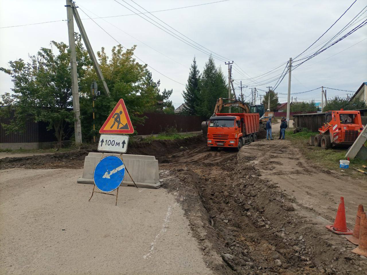 В Маркова начали капитальный ремонт дороги по улице Трактовой