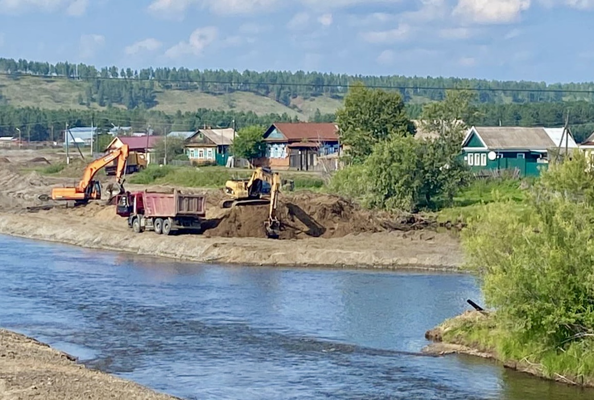 В Зиминском районе русло реки Кимильтей расчистят в этом году