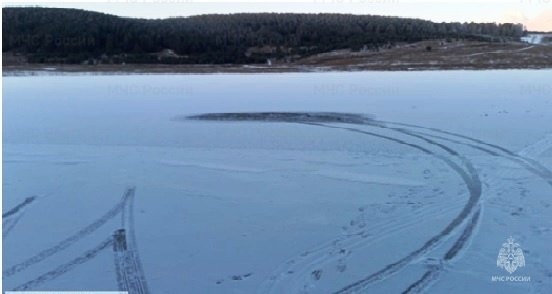 Водитель "автомобиля"Нивы" провалился под лед Братского водохранилища и погиб