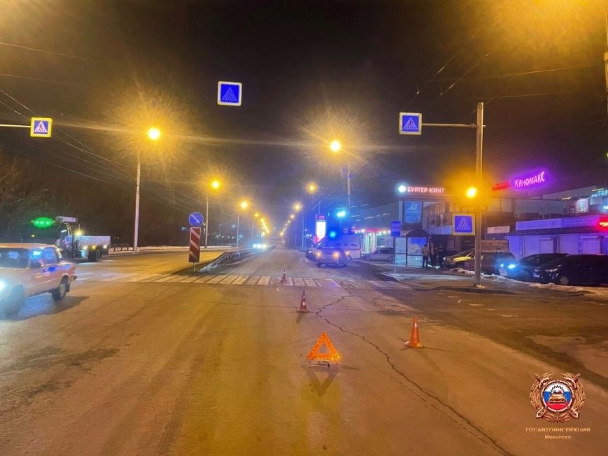 Водитель иномарки насмерть сбил пешехода в Иркутске