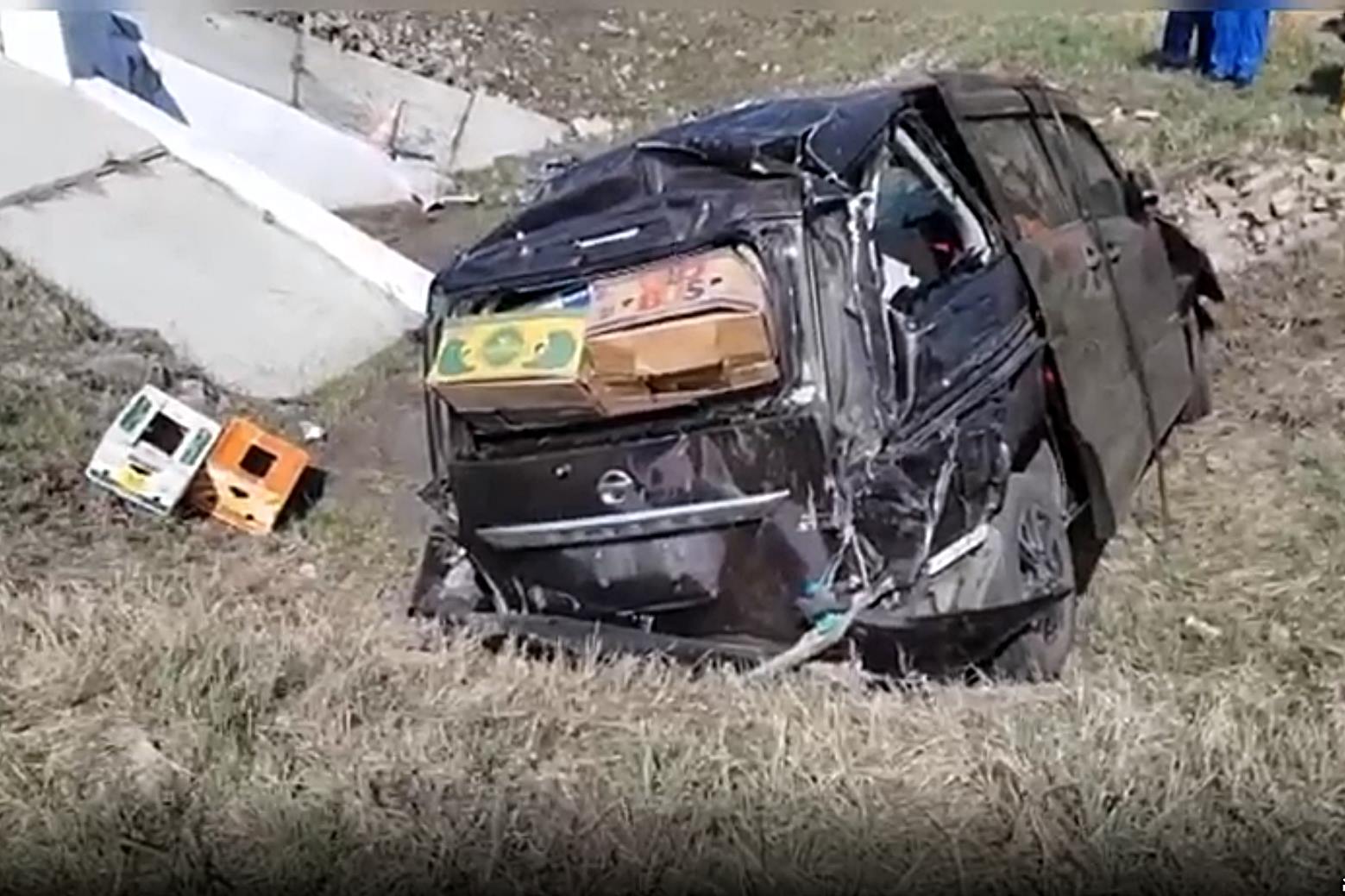 Водитель «Ниссана» погиб после вылета в кювет на трассе в Приангарье