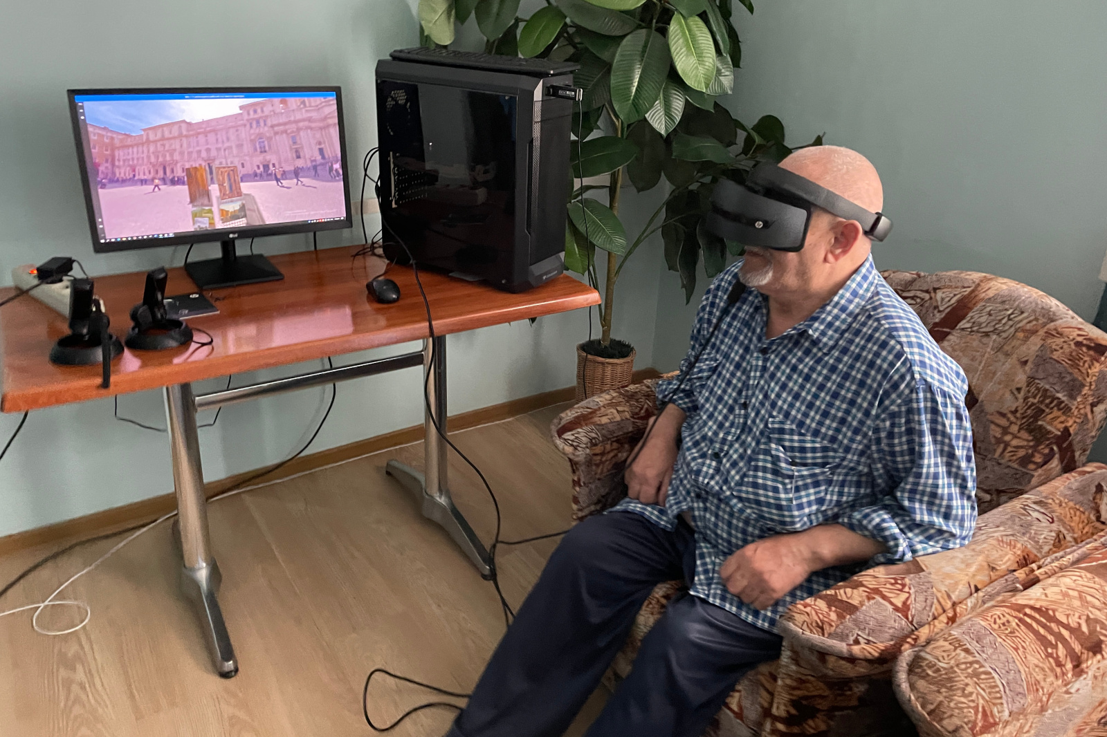 VR-технологии используют в реабилитации пожилых жителей Приангарья