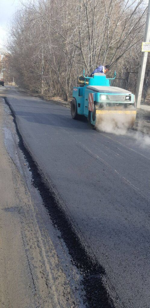 Ямочный ремонт дорог продолжается в Иркутске