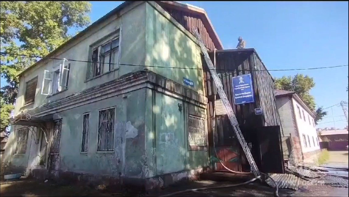 Здание православной общины горело в Иркутске утром 25 августа