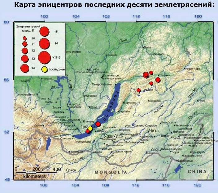 Землетрясение в пять баллов произошло на Байкале утром 18 июня
