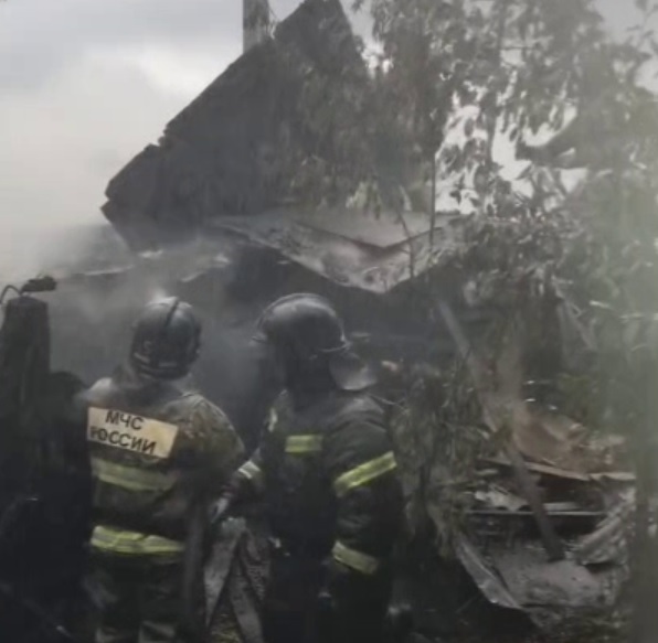 Жилой дом с баней сгорели в поселке Максима Горького в Иркутске 6 сентября